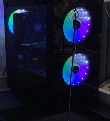Gaming und Streaming-PC mit LED | 350+ FPS Valorant usw. | RGB mit Fernbedienung