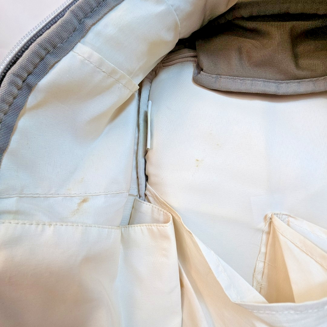 Itzy Ritzy Boss Backpack Diaper Bag Mocha Brown Cream 