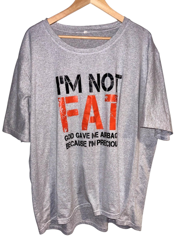Women's Funny Slogan T-Shirt - Plus Size 2xl Grey Oversized, Comedy