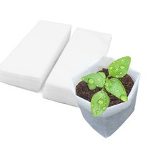 Belit Large Non-Woven Seedlings Grow Bag,50PCS 11.2"x10.2" Fabric Nursery B...