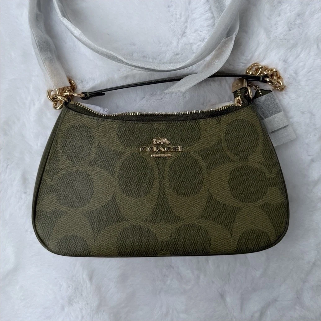 Coach ショルダーバッグ グリーンバッグ & ハンドバッグ 女性用 | eBay