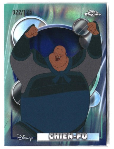 2026 Topps Chrome Disney Mulan - Chien-Po #132 Dark Blue & Light Blue Lava /125