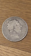 1820 George III Silver Crown Coin