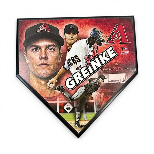 Zack Greinke Arizona Diamondbacks PhotoFile MLB Baseball Home Plate Plaque Wall