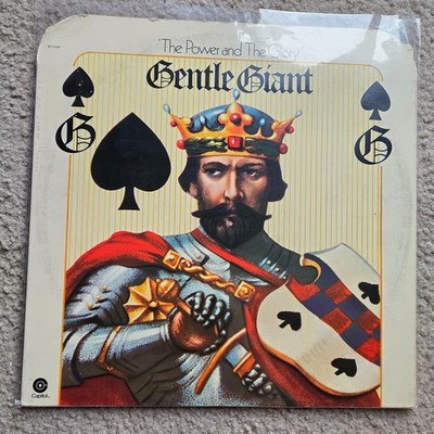 GENTLE GIANT The Power And The Glory RARE PROG ROCK 1974 LP Vinyl Record 12''