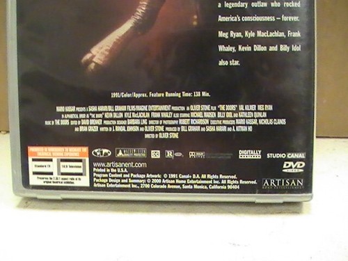 The Doors 2 DVD 1991 Sp Ed Val Kilmer Meg Ryan Oliver Stone Jim Morrison Dillon - Picture 12 of 18