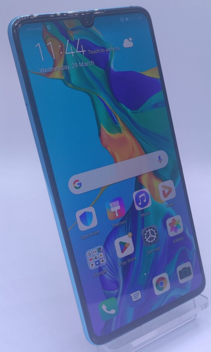 Huawei P30 ELE-L09 128GB ROM 6GB RAM Aurora Unlocked Dual SIM Very