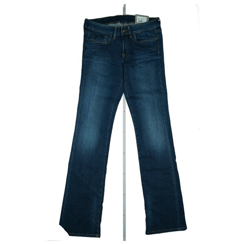 Pepe Jeans Piccadilly Ladies Bootcut Trousers Regular Waist Stretch W30 L32  Blue | eBay