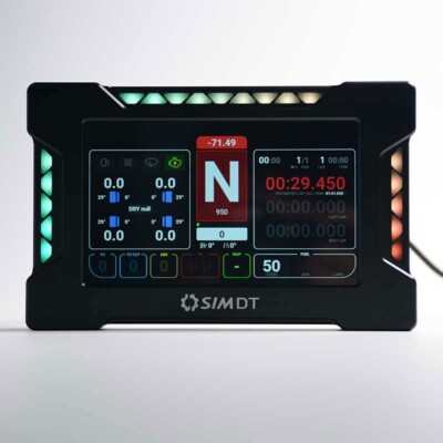 Sim Racing Game Simulator Dashboard 5'' Touch Display Screen 19-RGB for SIMHUB