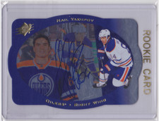 2013-14 UD SPX 1996-97 RETRO ROOKIE AUTO NAIL YAKUPOV #AR-NY EDMONTON OILERS