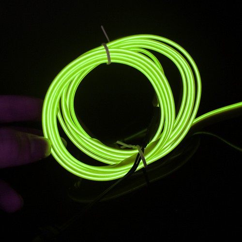 2m EL Wire Neon Cold Light For Car Interior LED Atmosphere Strip Decoration 12V - Picture 90 of 135