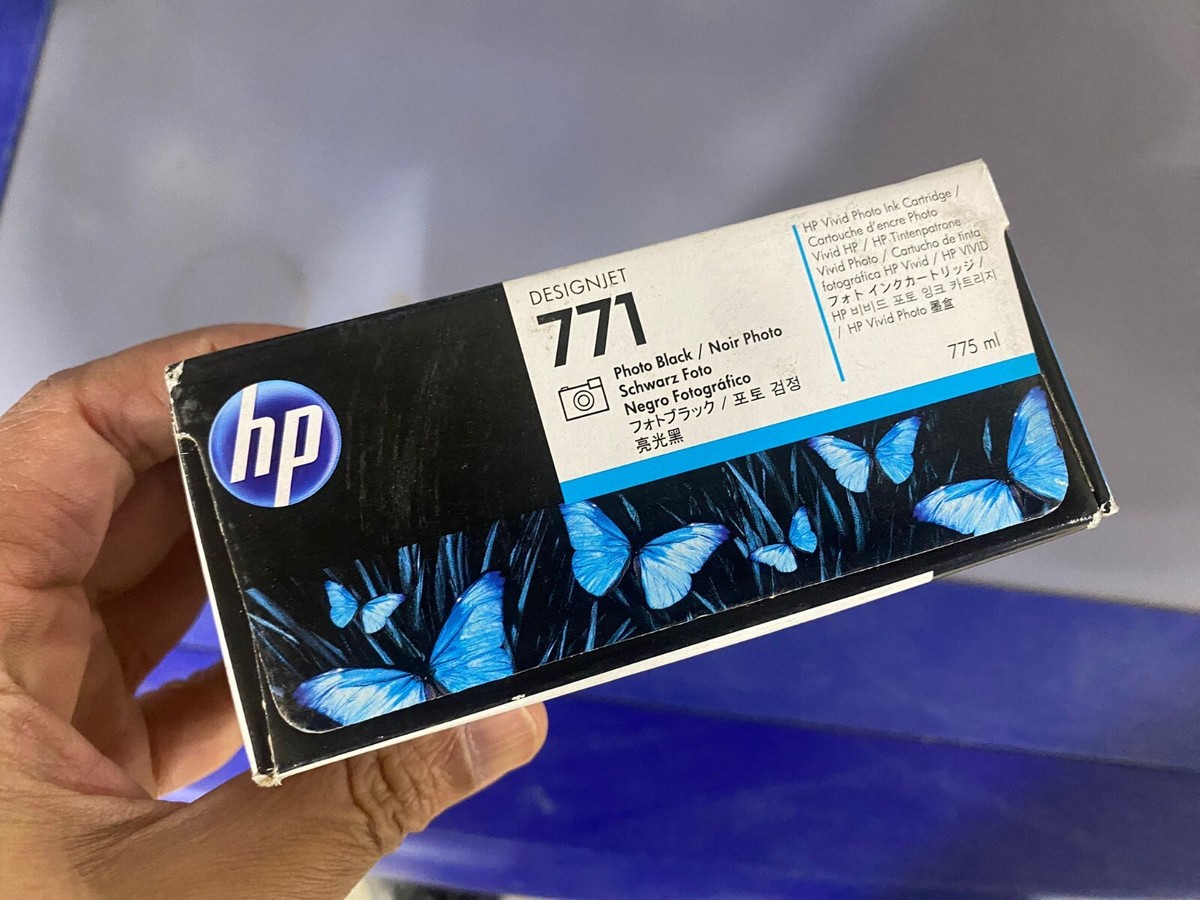 HP 771 Photo Black Designjet Ink Cartridge CE043A Sealed NEW