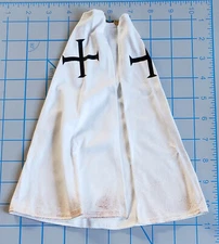 coo model teutonic sergeant knight weahtered cape 1/6 scale toy cloak aci ignite