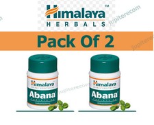 Himalaya ABANA 2* 60 Tabs Reduces Cholesterol Manufactured July 2024 Exp 2026