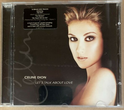 Celine Dion - Let's Talk About Love (Titanic Theme) 16 Tracks Hype Sticker Cd Vg