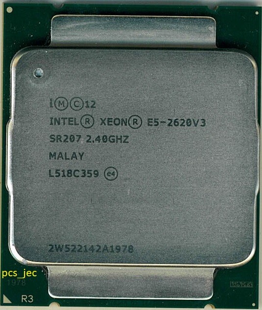 Intel xeon E5-2620v3 6 core 2.4GHz Server CPU SR207 E5-2620 v3 LGA2011 ...