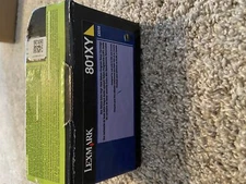 Lexmark 801XY yellow High yield toner cartridge genuine oem opened