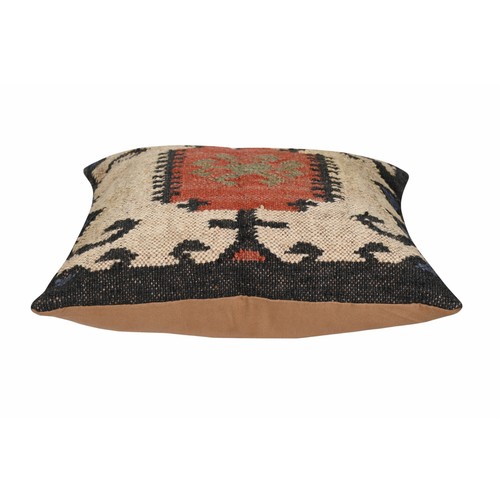 Kilim Pillow Cover 18x18 Sofa Handwoven Wool Jute Tribal Boho 2 Pc Cushion Throw - Picture 16 of 83