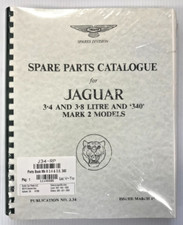 Jaguar Parts Mk 2 3.4 3.8 340 Reprint Correct Color Sections New Sealed J34