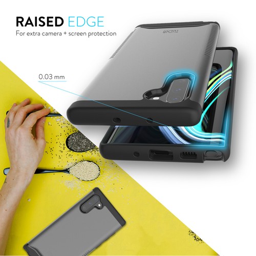 For Samsung Galaxy Note 10 Case, TUDIA Slim-Fit MERGE Dual Layer Cover Case - 第 10/20 張圖片