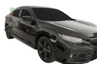 Windabweiser Regenabweiser Heko FüR Honda Civic 10 2017-2021 5-TüRer 4-Tlg