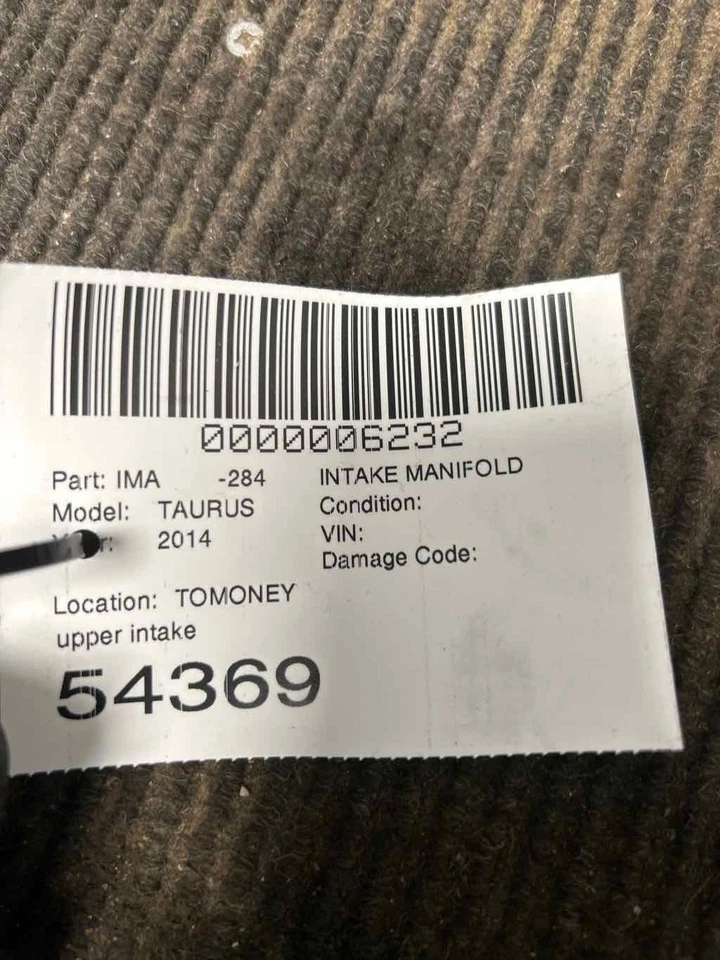 Fits 2013-2015 Ford Taurus Upper Intake Manifold OEM#:AT4Z9424A Foto 3 de 3