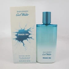 COOL WATER FREEZE ME by Davidoff 125 ml/ 4.2 oz Eau de Toilette Spray NIB