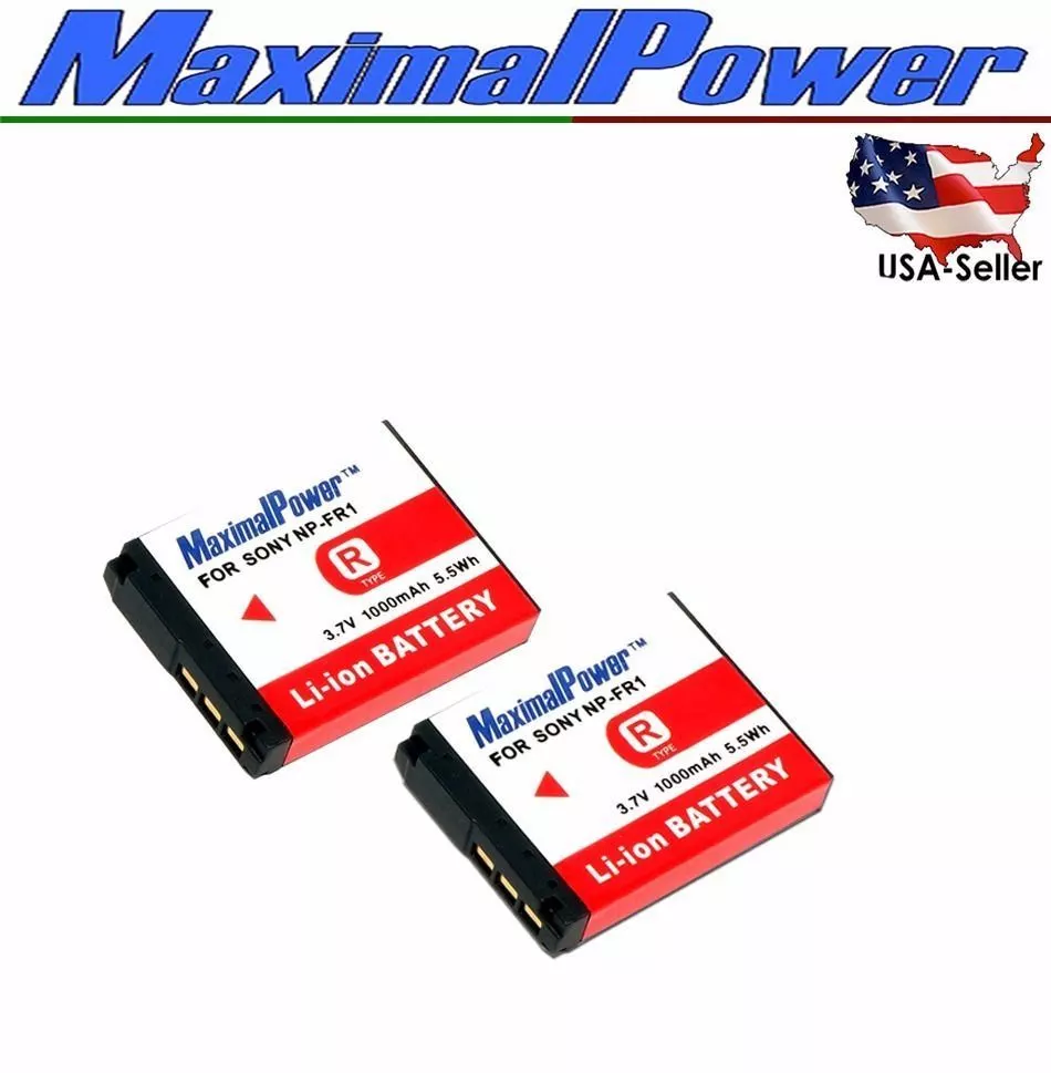 BATTERY x 2 for Sony NP-FR1 CyberShot DSC-F88 G1 P100 P150 Camera TWO BATTERIES