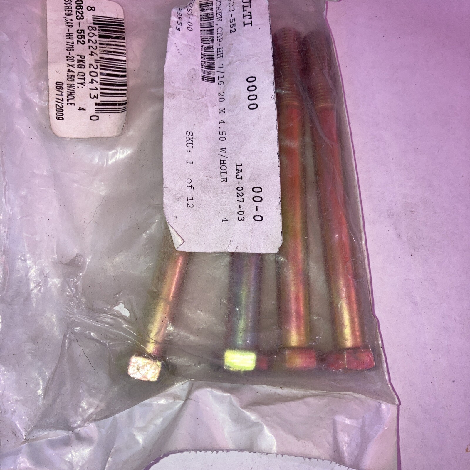 Arctic Cat Snowmobile Ski Spindle Bolt 0623552 Qty 4 NOS AC7 eBay