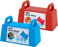 2 Pack Snow Brick Maker Sand and Snow Toys Igloo Snow Block Shaper - Red & Blue