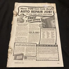 Vintage Popular Mechanics Magazine February 1944 War Birds Without Wings