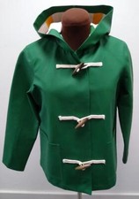 Louche Green Rain Jacket With Hood. 'benny' Size Uk 10. Vgc