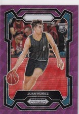 2024 Panini Prizm Draft Picks - Juan Nunez #36 (RC) - Purple Wave Prizm