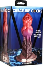 Creature Cocks Deep Diver Silicone Dildo with Suction Cup Based, New