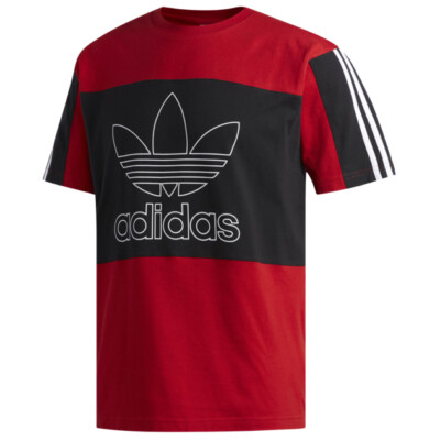 adidas red and black shirt