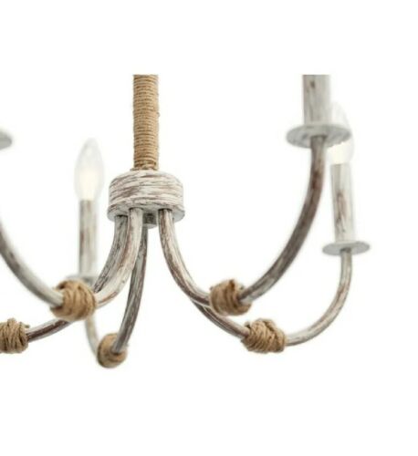 Kichler Minnow 5-Light Chandelier Distressed With Anchor Chain 82290 - Picture 3 of 9