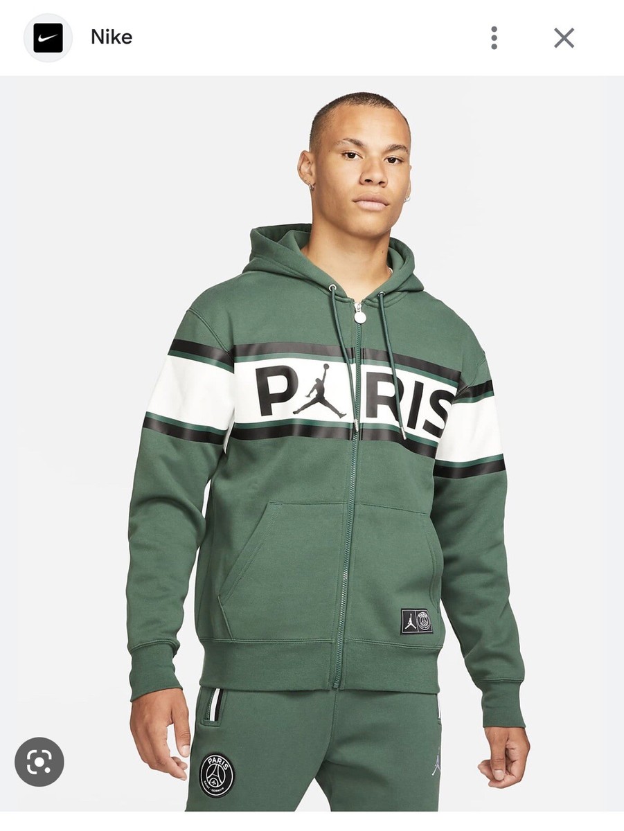 Nike Jordan Paris Saint-Germain Full-Zip Hoodie Mens Size Nike Jordan Paris Saint-Germain Full-Zip Hoodie Mens Size