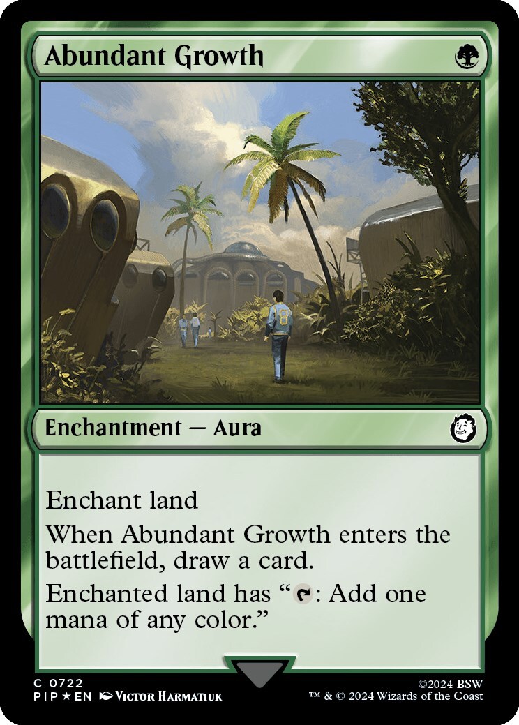 Abundant Growth (Surge Foil) Universes Beyond Fallout Foil for sale