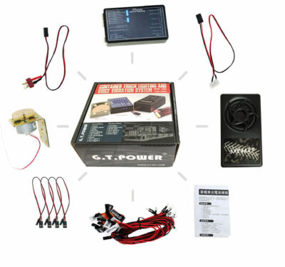 GT POWER Lighting And Voice Vibration System For 4WD Tamiya Tractor Truck RC Car