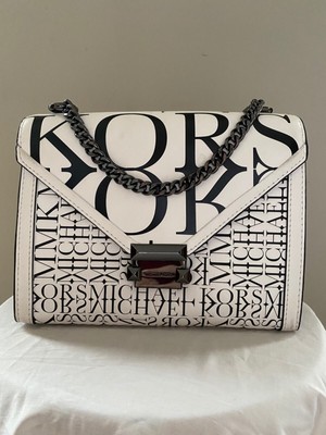 michael kors whitney large logo convertible shoulder bag