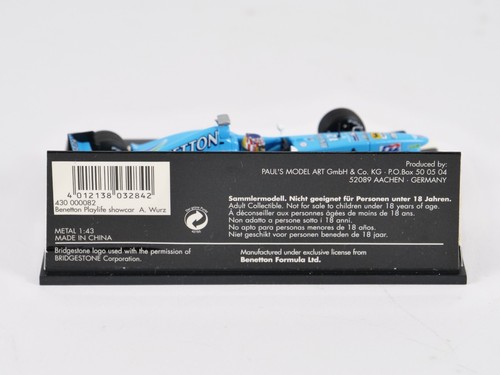 Minichamps 1/43 Benetton Playlife Showcar 2000 Wurz 430 00082 - Picture 6 of 11