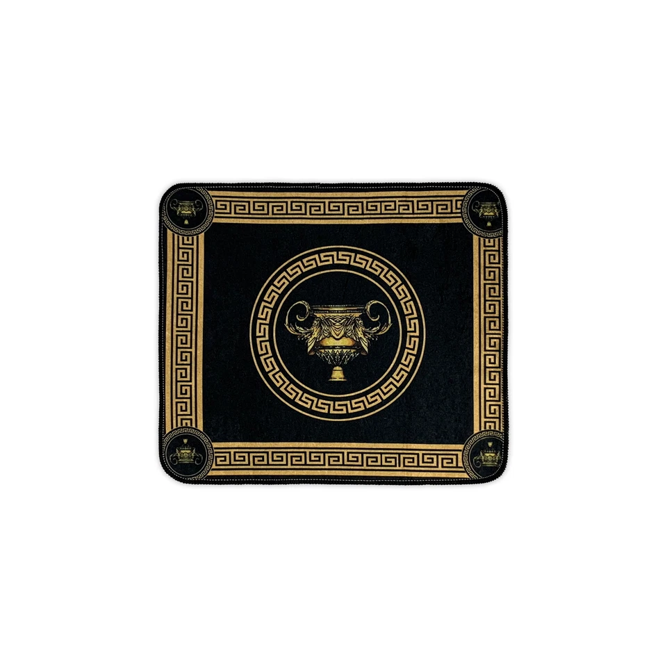 Badematte Badvorleger Badeteppich Duschvorleger 2er Set Pack schwarz gold weich - Bild 4 von 4