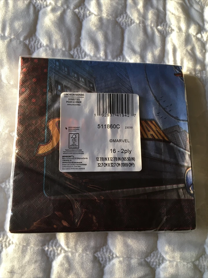 Marvel Spider-Man Remolinos Decoración Colgador Kit Fiesta de Cumpleaños 12 Piezas ¡PAQUETE DE 6!! Foto 4 de 4