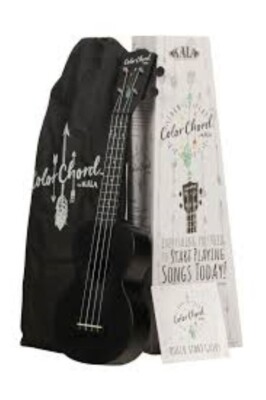 Kala Official Learn To Play Color Chord Ukulele Starter Kit for Beginners
