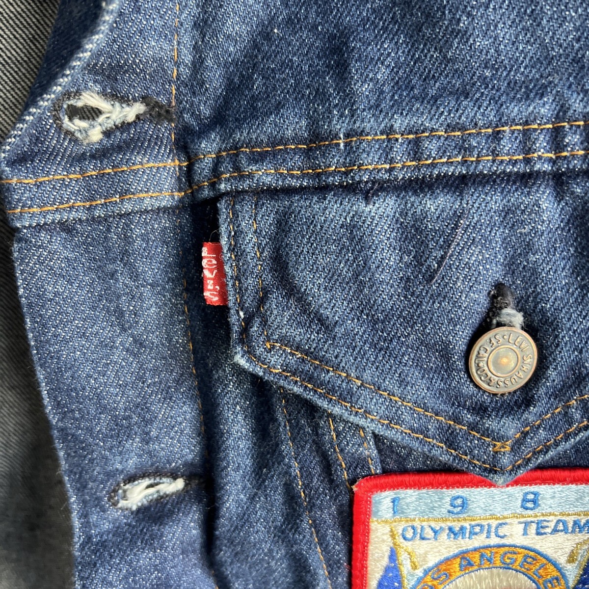 Vintage 1984 Olympics Team USA Los Angeles Levi's Denim Jean