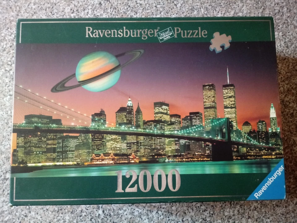 Jigsaw Ravensburger Puzzle 12000 pezzi pieces panorama 1998 New York - Immagine 3 di 4