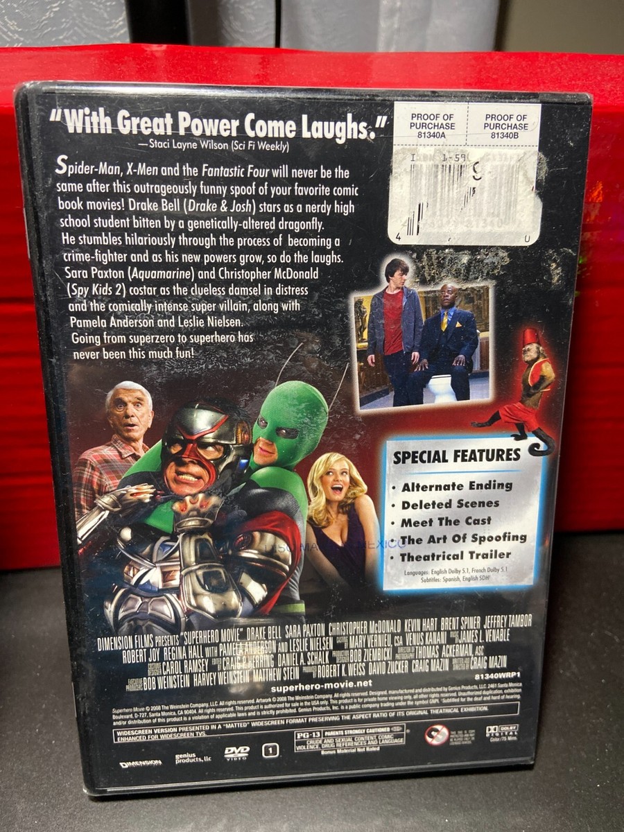 Superhero Movie DVD SEALED w/ Leslie Nielsen Pamela Anderson Kevin