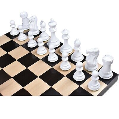 4.1 Pro Staunton Weighted Wooden Chess Set- Chess Pieces Only - Eboni –  royalchessmall