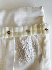 Blumarine Designer Italian Kids Girls Encrusted Embroidered Mini Skirt Sz12