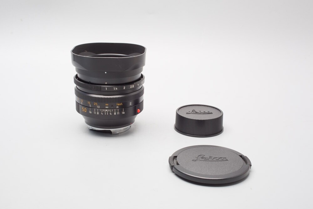 Leica Leitz Noctilux-M 50mm f/1.0 E60 Lens, Ver. 4 IV Canada, Black F1 M